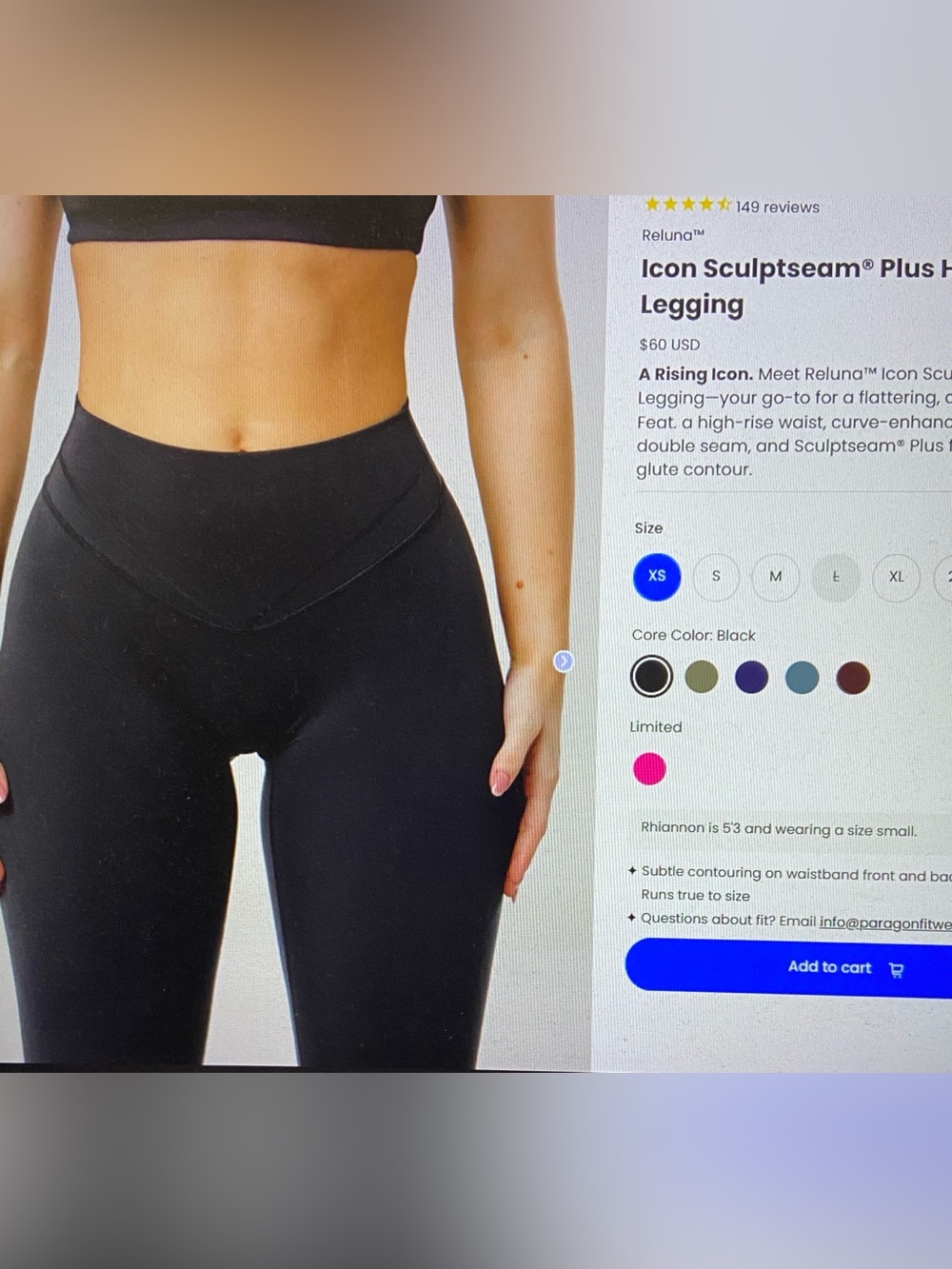 Paragon Fitwear Icon Sculptseam Leggings